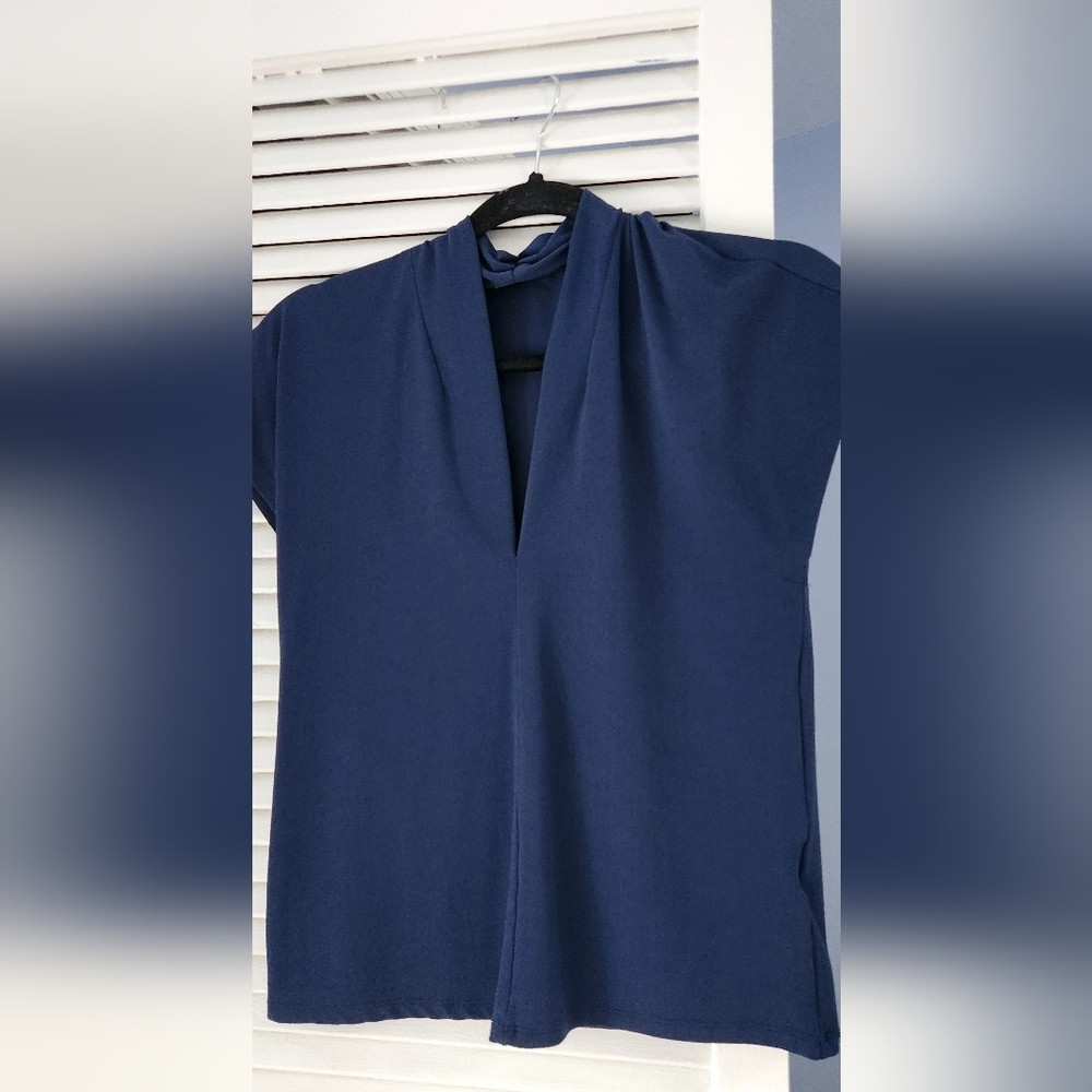 Elegant Navy Blue Dress